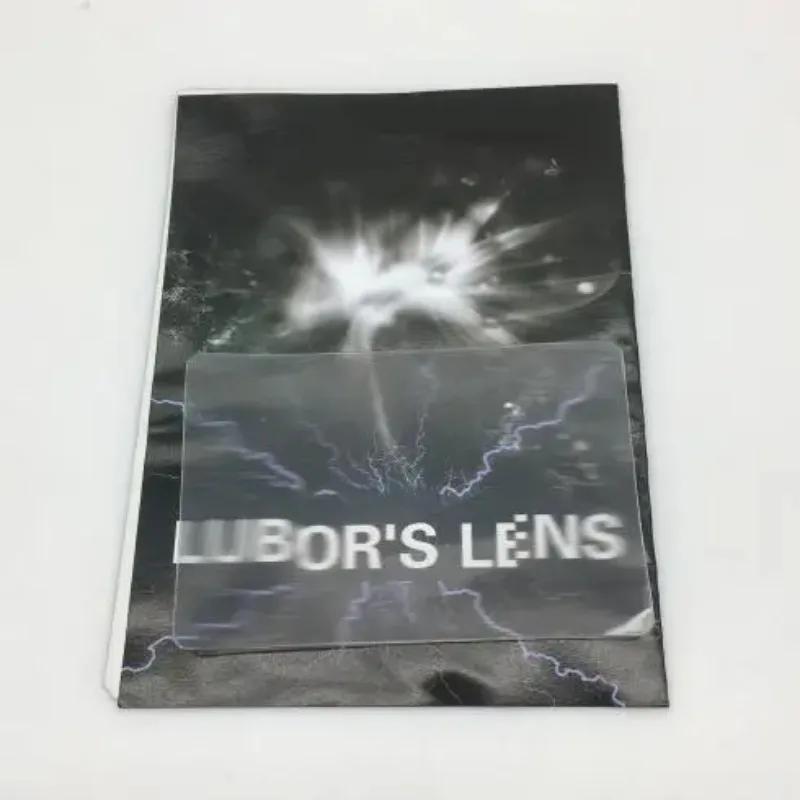 1pc LUBORS LENS Card Magic Tricks Close Up Magic Gimmick Easy To Do for Beginner Magician Toys Illusions Street Magic Props