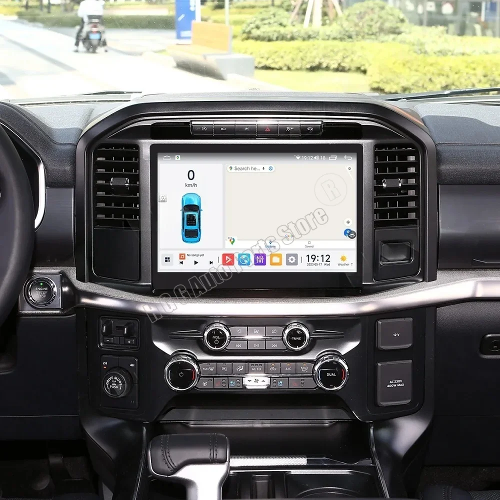 HH Multimedia Andorid 13 Video Player Auto Stereo For Ford F150 2015 2016-2021 Wireless CarPlay Gps Head Unit Navigation Stereo