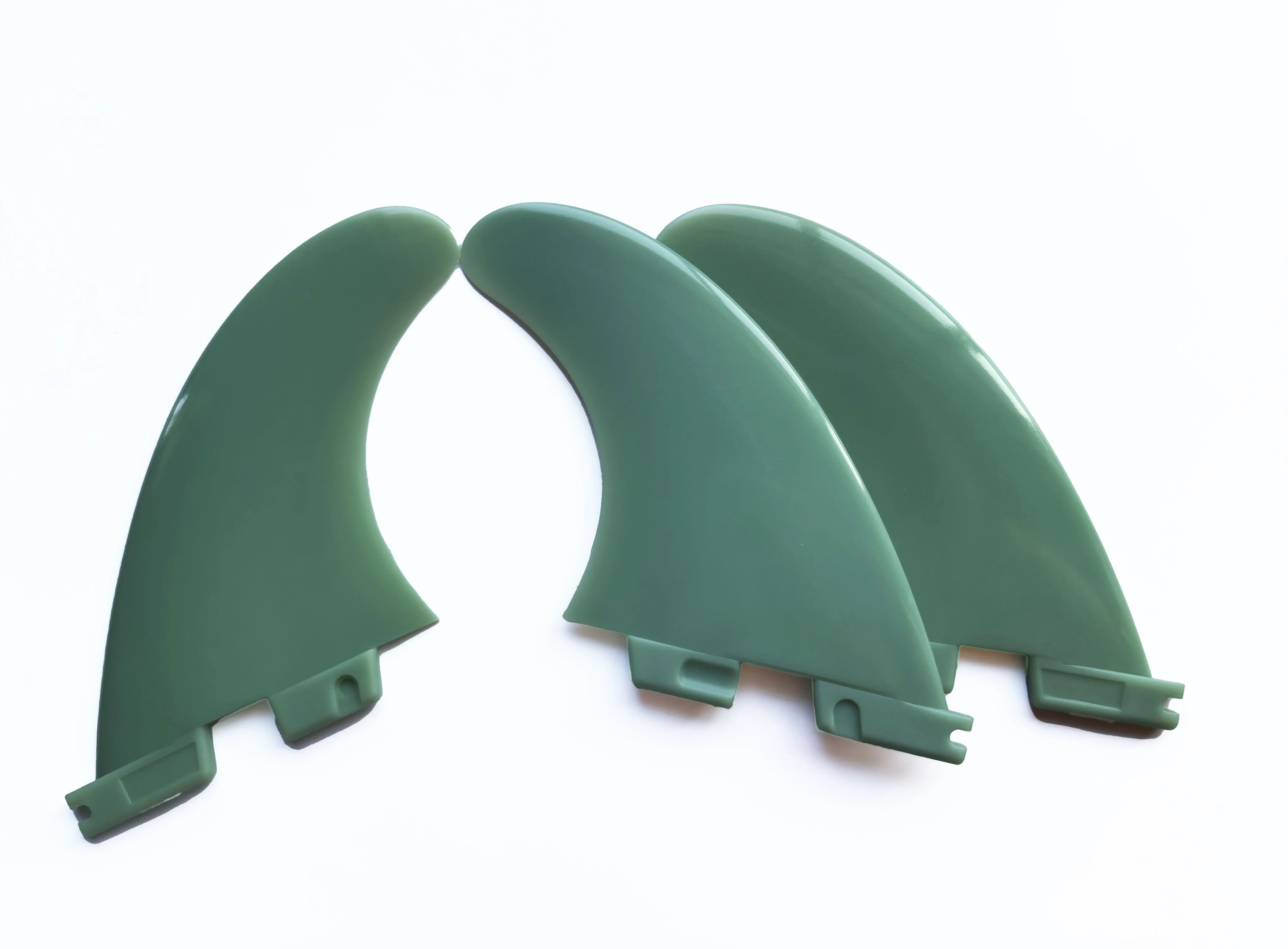 

FUTUER / FCS I /FCS II Surfboard Fins Elegant dark green surfboard fins Cost-effective surf accessory 3-piece set