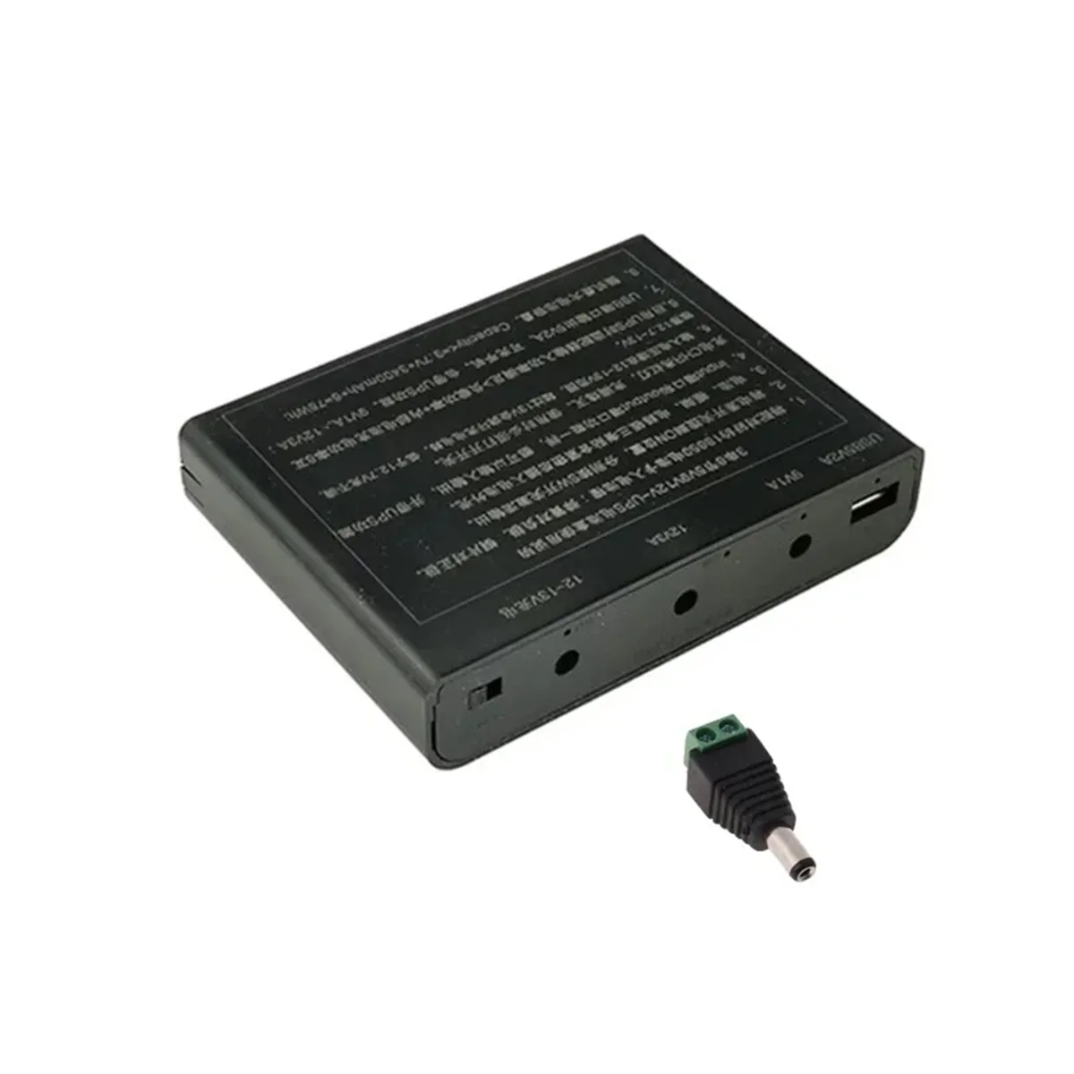 

USB for DC 12V Output 6x 18650 Batteries UPS DIY Box for Cellphone WiFi Router LED Light Security Cam