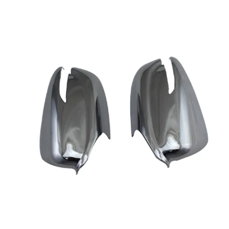 For Kia K2 Reversing Mirror Cover Electroplated Rearview Mirror Shell Reflective Decorative Cover with Adhesive