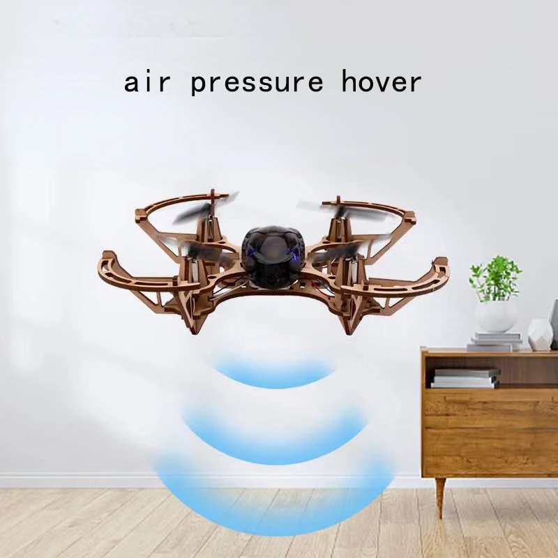 New DIY drone wooden aerial photography quadcopter mini drone 3D DIY building blocks quadcopter DIY educational toys boy Gift