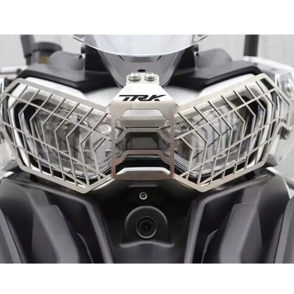 

For BENELLI TRK 702 X TRK702X TRK702 X 2022-2023 TRK702 X Motorcycle Accessories Headlight Grille Guard Cover Grill Protector