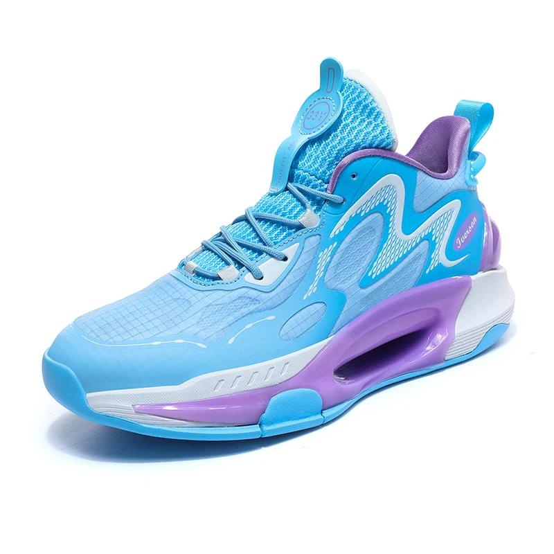 

Men's Basketball Shoes Breathable Cushioning Non-Slip Wearable Runing Shoes Gym Training Athletic Basketball Sneakers for Women