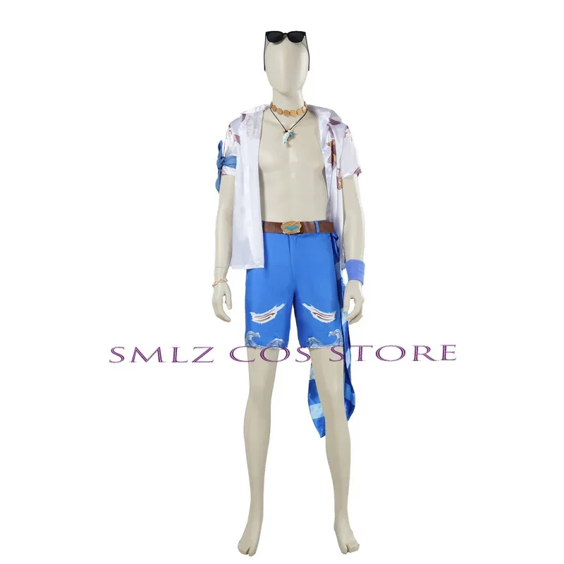 Jogo identidade v norton campbell peruca prospector cosplay verão moda roupas terno traje festa de halloween roupa para homem