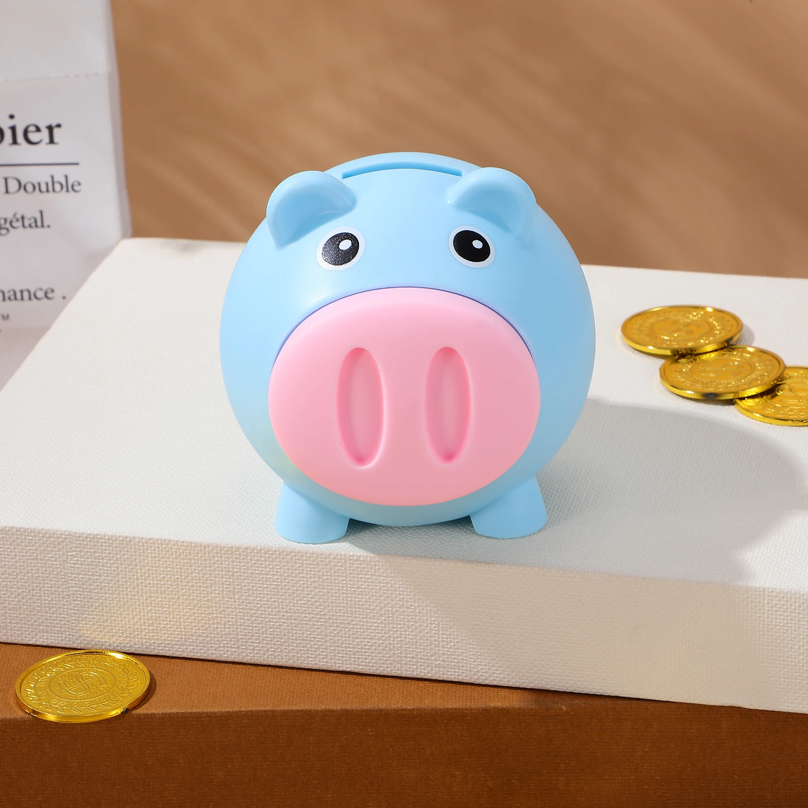 1 stücke Sparschwein Lagerung Entzückendes Design Robustes Material Kinder Sparen Spielzeug Ideales Geschenk Jungen Baby Sparschwein Mädchen