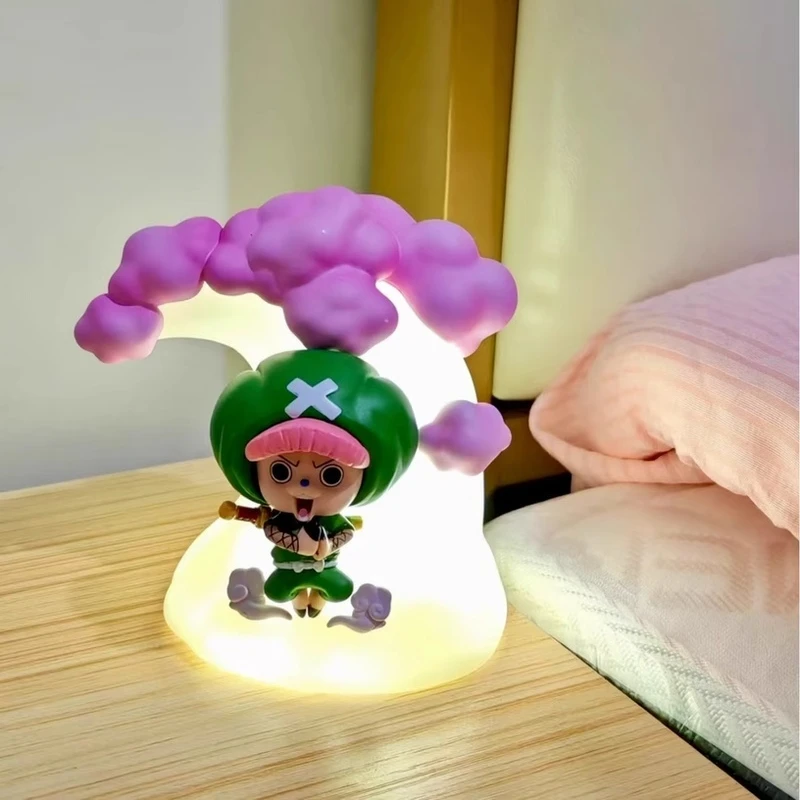 One Piece Tony Tony Chopper Nachtlicht Blind Box Leuchtende trendige Figur Ornament Glow In The Dark Sammlerstück Geschenk Anime Dekor