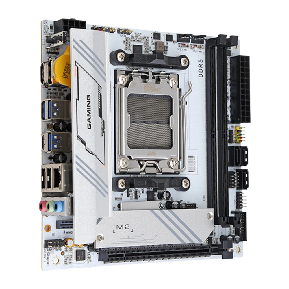 

HISWISER B650 PLUS ITX DIY computer Motherboard Support DDR5 MAX 96GB M.2 SSD AMD AM5 slot Ryzen 7000/8000 series processors