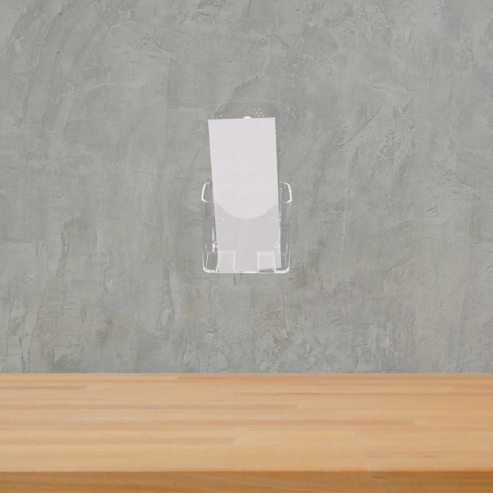 

2Pcs Acrylic Magazine and Document Holder Creative Desktop File Rack for Office Study Room Clear Brochure Display Stand Retail