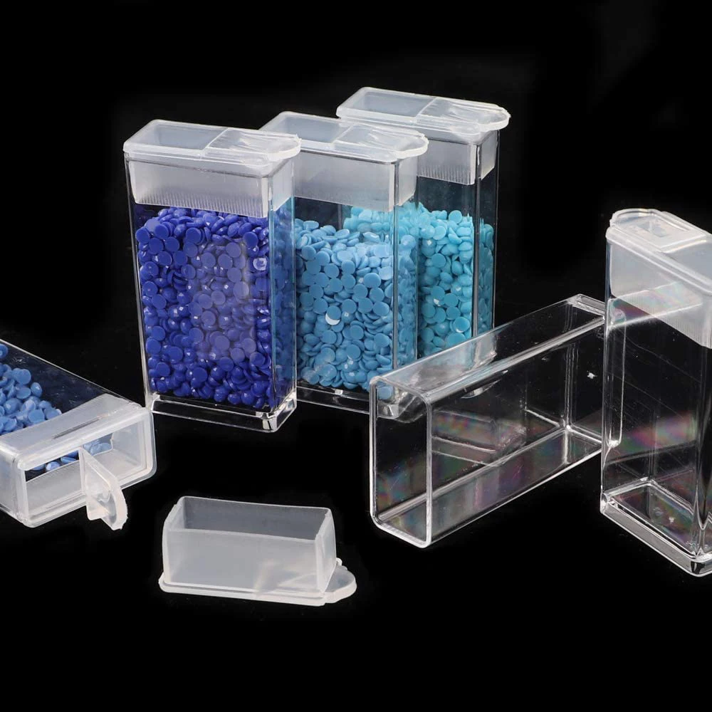64 grids Slot Diamond Painting Accessories Storage Box Tool Bead Container Diamond Embroidery Plastic Removable Storage Box