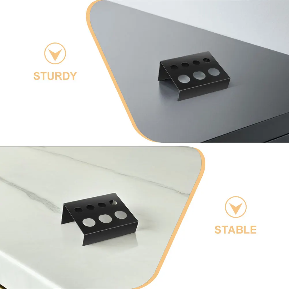 

3pcs Rectangular Iron Pigment Rack 7 Hole Durable Metal Tattoo Ink Cup Holder Wall Mount Stand For Artists Painters Jewelry