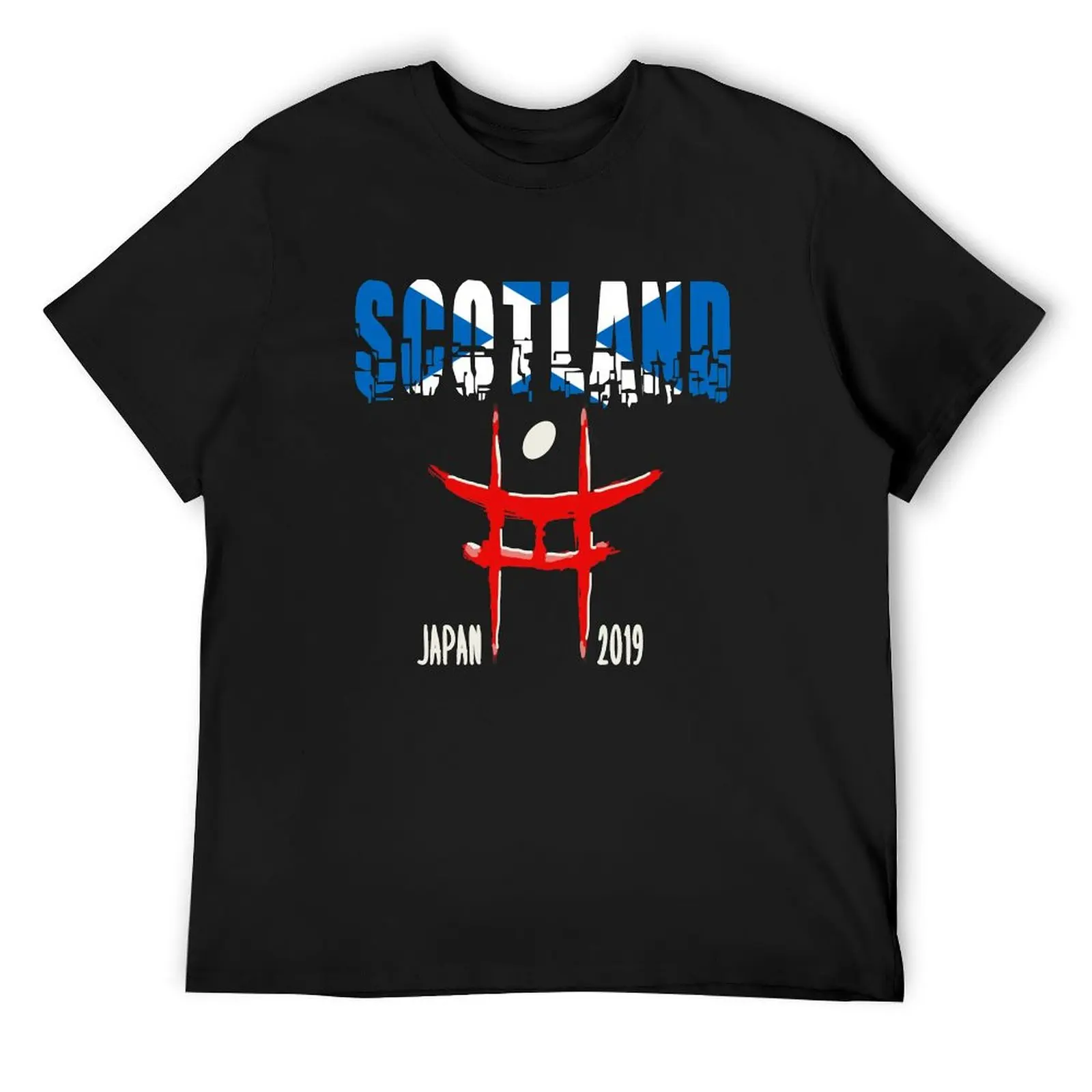 

Scotland Rugby Japan 2019 T-Shirt heavyweights man clothes T-shirts man workout shirts for men