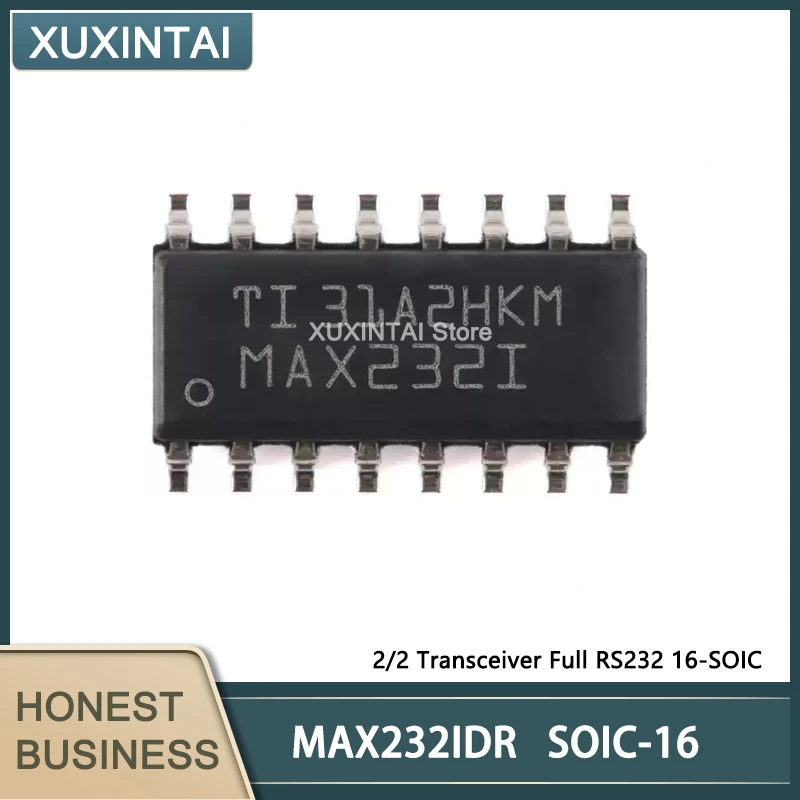 5Pcs/Lot  New Original  MAX232IDR   MAX3232IDR   MAX232 2/2 Transceiver Full RS232 16-SOIC