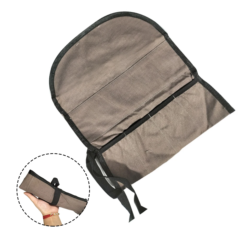1pc Werkzeug Aufbewahrung tasche Leinwand für Schraubens chl üssel Schrauben dreher Bohrzange mehrere Taschen Roll beutel