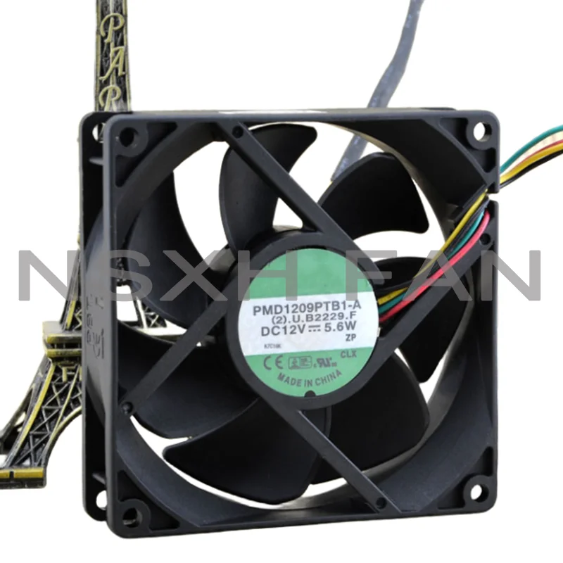 Ventilador pwm Pmd1209ptb1-a, 9cm, 4w, 5pin, 9025