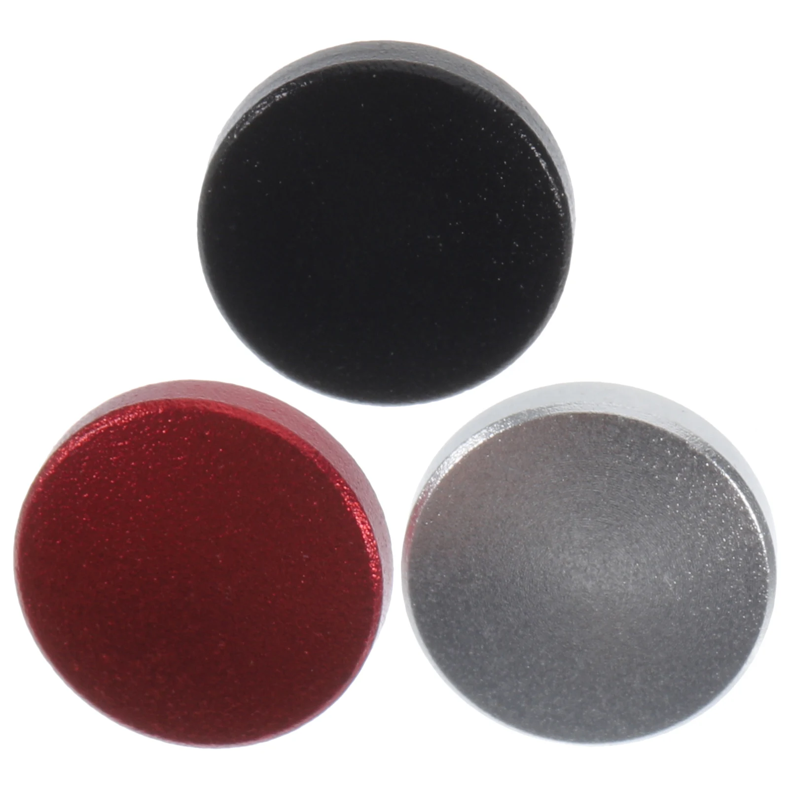 

3 Pcs Shutters Camera Button Accessories Soft Metal Release Aluminum Alloy Concave
