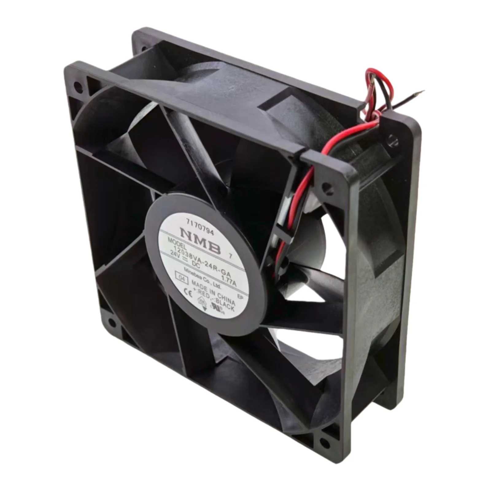 for NMB 12038VA-24R-GA 120x120x38mm DC24V Cooling Fan High Speed Powerful 244CFM Waterproof for VFD Servo Drive