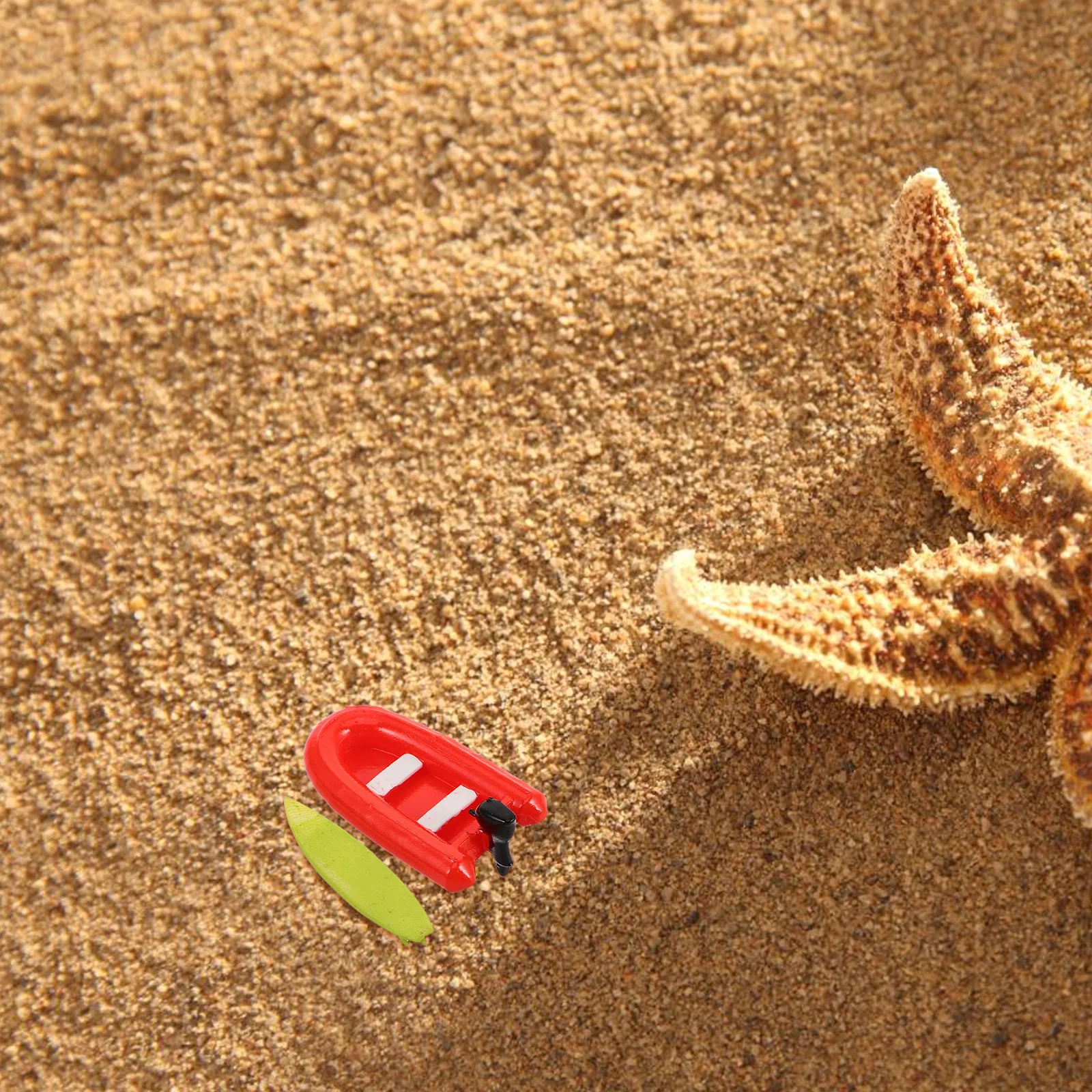 2 قطعة 1:64 مقياس الشاطئ مجموعة صغيرة قارب قابل للنفخ لوح التزلج للأطفال البلاستيك الرمال بركة حوض الاستحمام اللعب قارب بحري المياه في الهواء الطلق