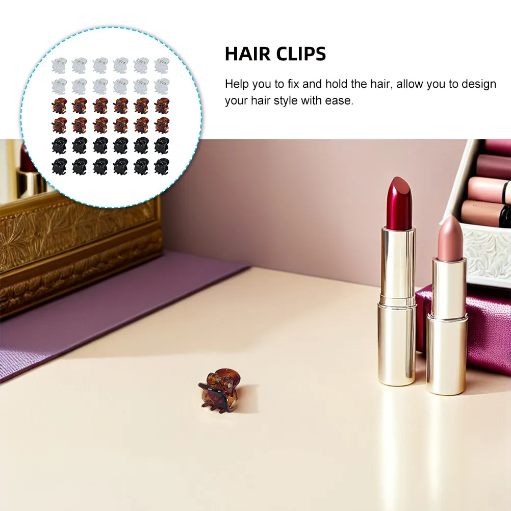 

36 Pcs Hair Clips Styling Bobby Brown Women Mini Claw Cute Decorative