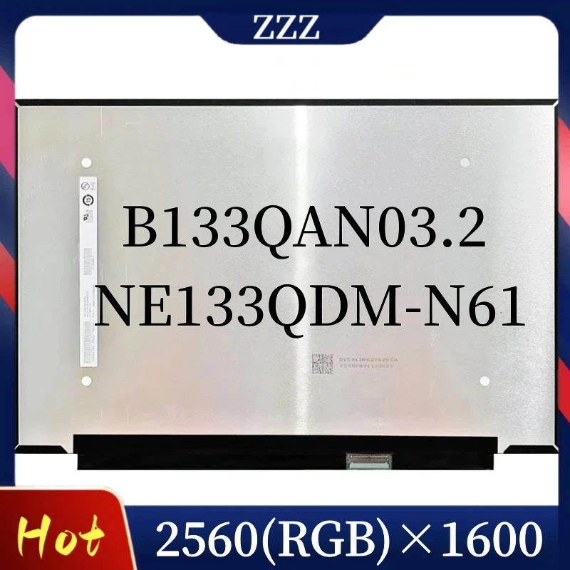 

B133QAN03.2 NE133QDM-N61 13.3 Inch IPS Laptop LCD Screen Display Panel WQXGA 2560x1600 40pins eDP