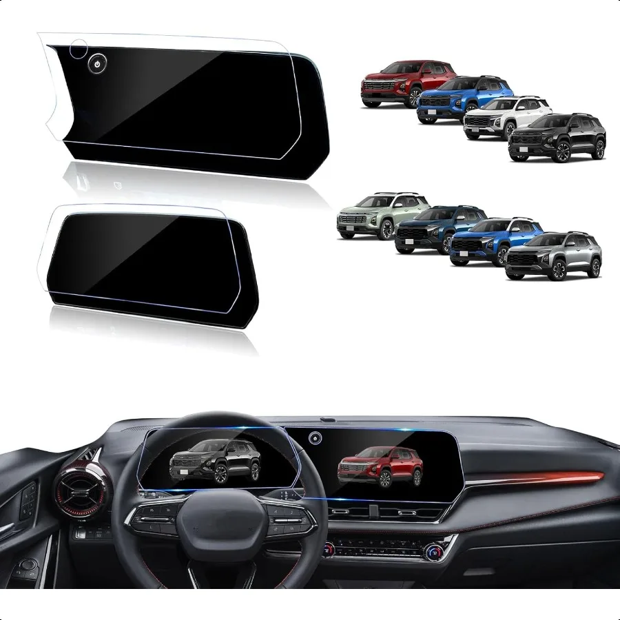 

Designed forNot EV 2026 2025 Chevy Equinox Screen ProtectorLT RS ACTIV 11.3 Inch Navigation and 11 Inch Dashboard For 2026 2025