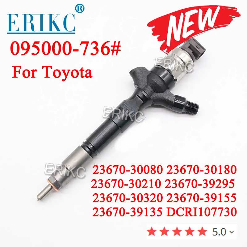 

095000-7360 095000-7361 Diesel Common Rail Injection 23670-39135 DCRI107730 for DENSO Toyota Landcruiser Prado 3.0 D