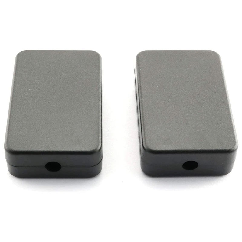 New Electrical Junction Box 4PCS Electric Plastic Black Waterproof Project Junction Case 2.16X1.38X0.59 Inches(55X35x15mm)