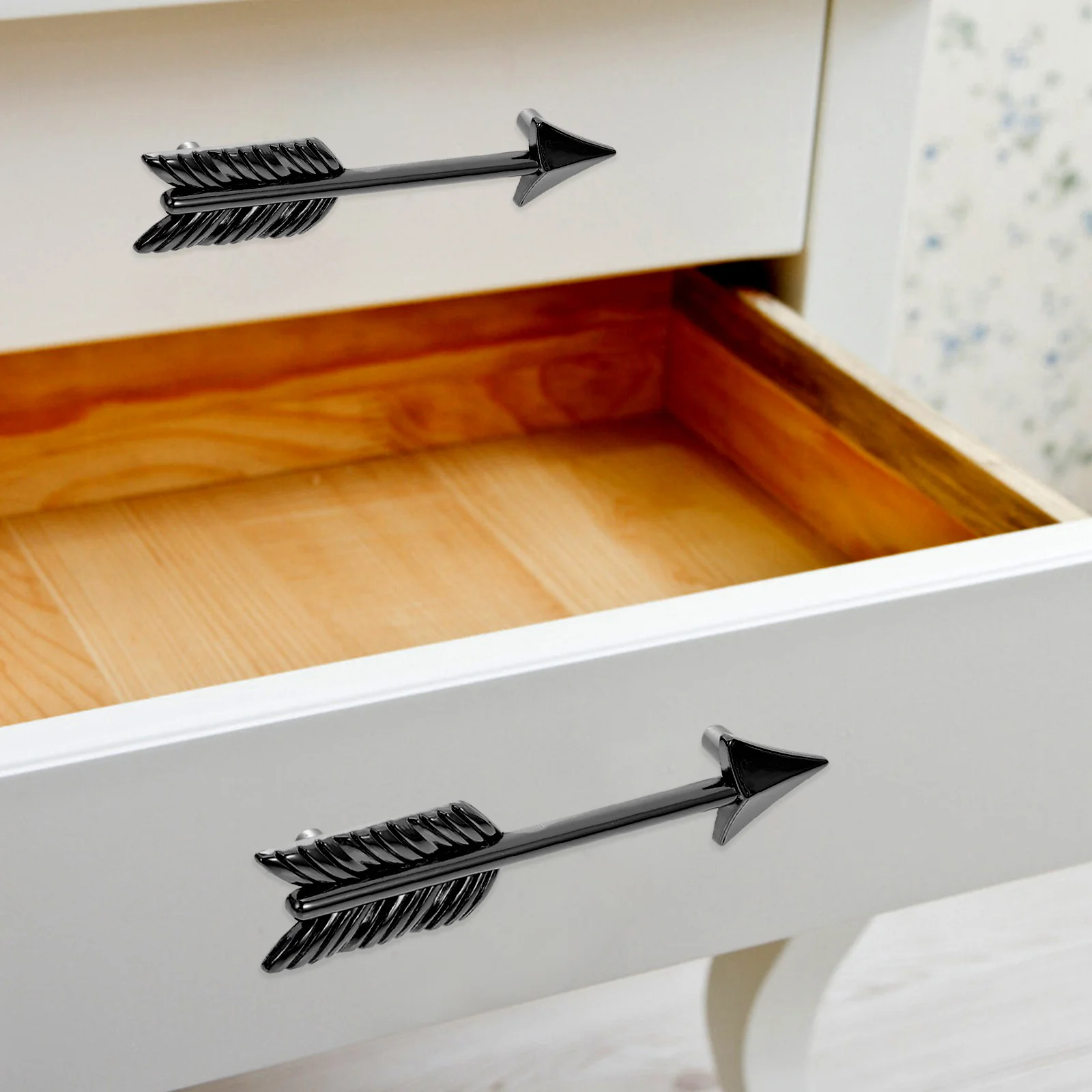 

4pcs Arrow Shaped Cabinet Pulls Handle Zinc Alloy Furniture Door Drawer Wardrobe Cupboard Closet Kitchen Cabinet Handles