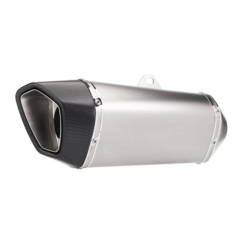 SR مشروع SR1-R كاتم الصوت العام 60 مللي متر دراجة نارية العادم الكربون الخمار مدخل ل r3 z900 GSXR CBR650 ninja400 crf250 crf1100