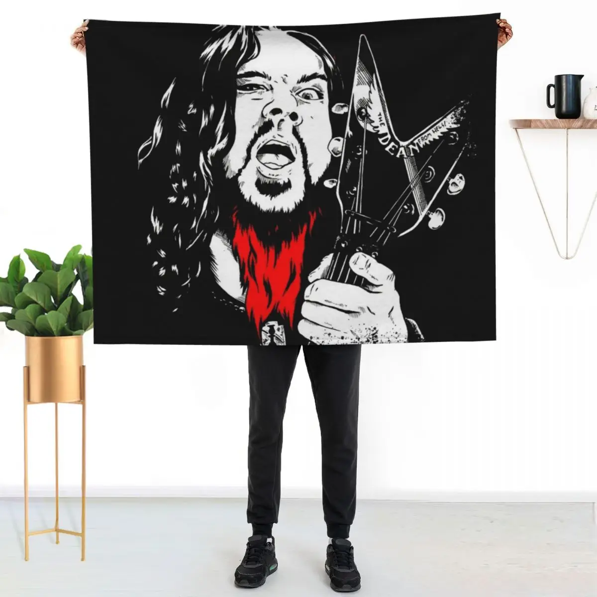 Saint Dime Throw Blanket couch cozy soft plush fuzzy picnic outdoor blanket