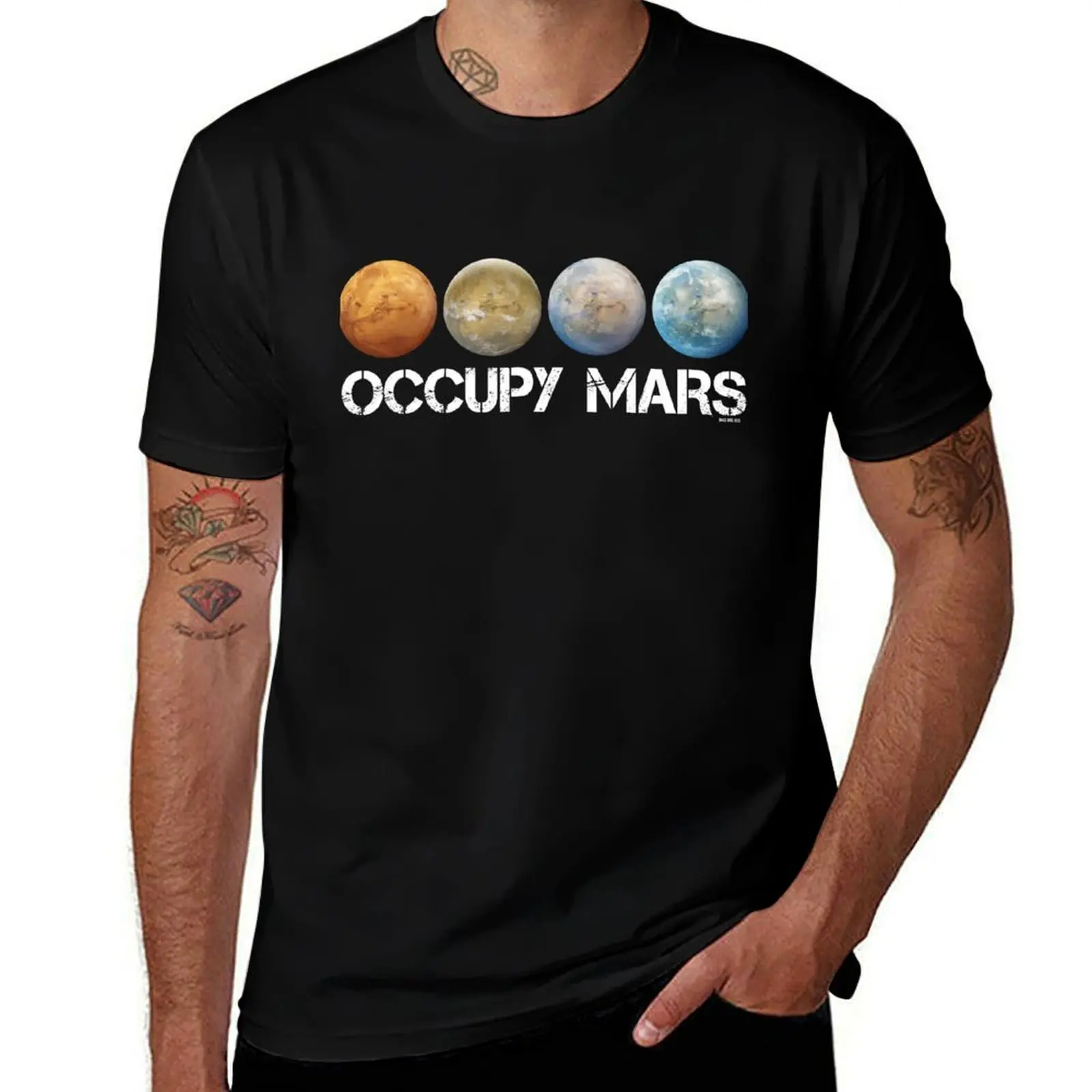 

Occupy Mars Terraform T-Shirt Stain Resistant Casual Tee