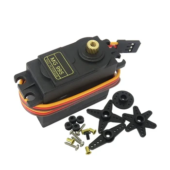 Servos digital tower pro mg995 servo metall ausrüstung für futaba jr auto rc modell hubschrauber boot für arduino uno diy
