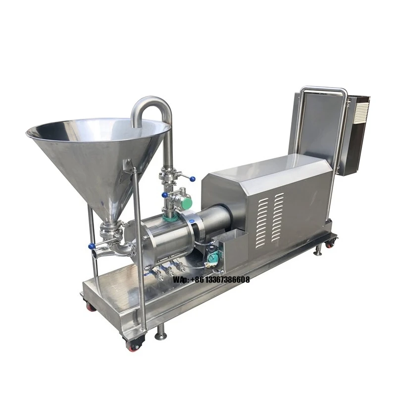 

Stainless Steel Three Stage Pipeline High Shear Dispersing Emulsion Machine