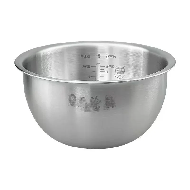 Original 3L IH 304 Stainless Steel Rice Cooker Inner Bowl for xiaomi mijia IHFB01CM Replacement white stainless Steel bowl