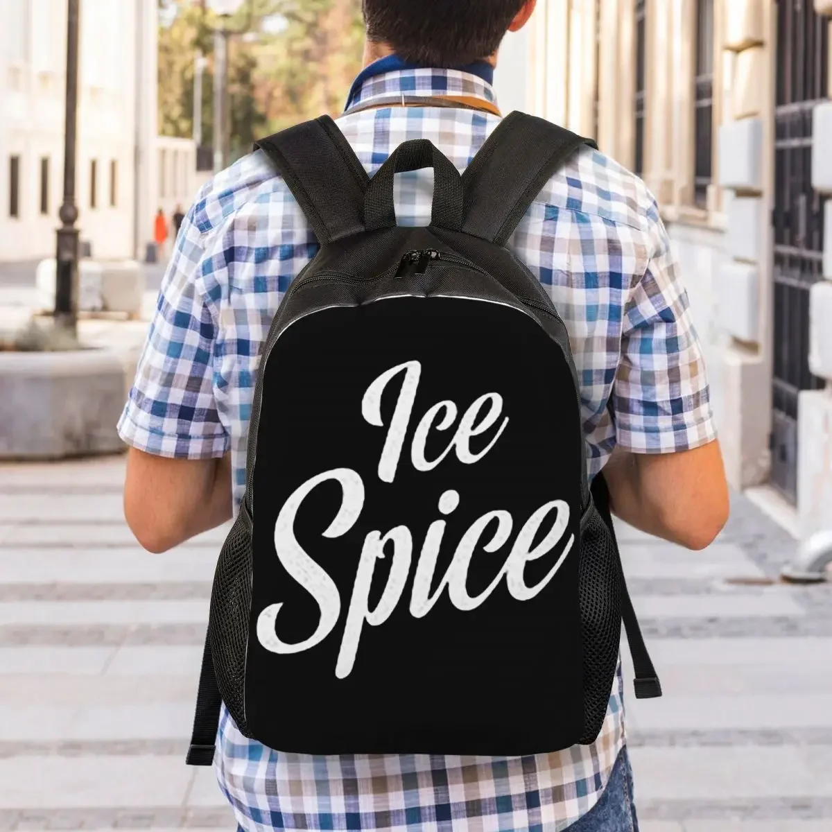 Custom Ice Spice Hiphop Music Rap Travel Backpack Women Men School Computer Bookbag College Student Daypack Bags