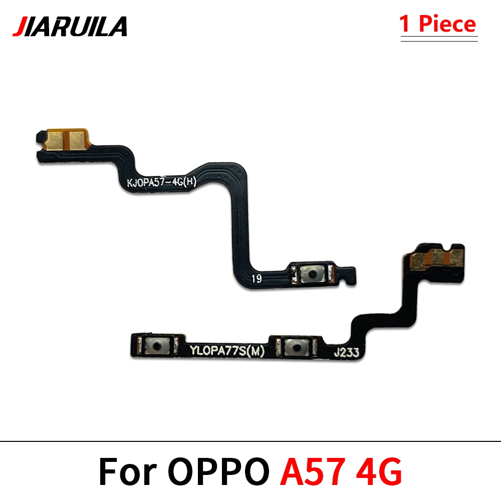 Volume Power Switch On Off Button Key Flex Cable For Oppo A16 A54 A52 A53 A55 5G A57 4G A74 A93 A95 5G Realme 9i Reno 5 6 7 Pro