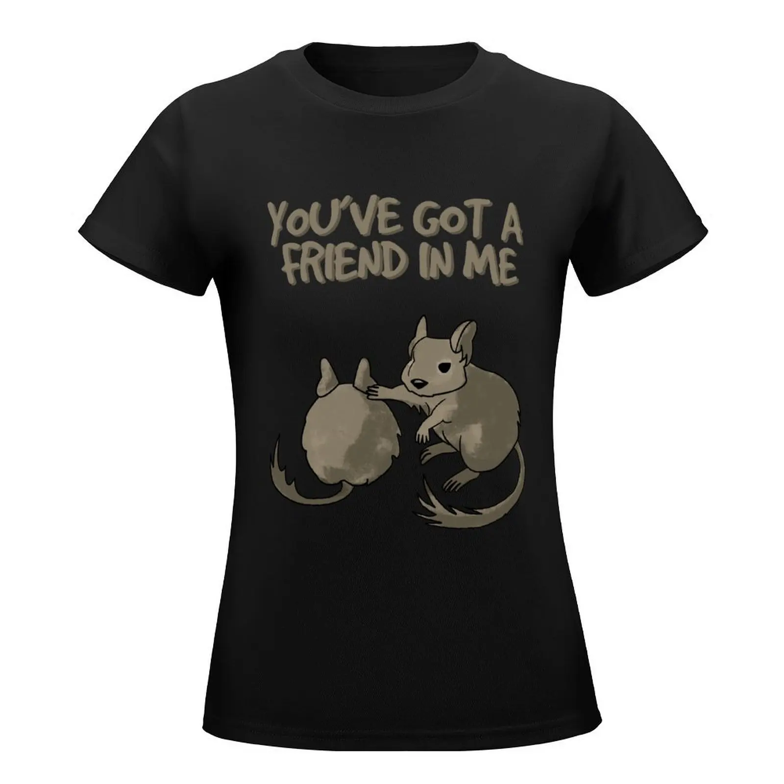 You've Got A Friend In Me Degu Animal T-Shirt summer top anime clothes tees summer tops spring clothes Women 2024