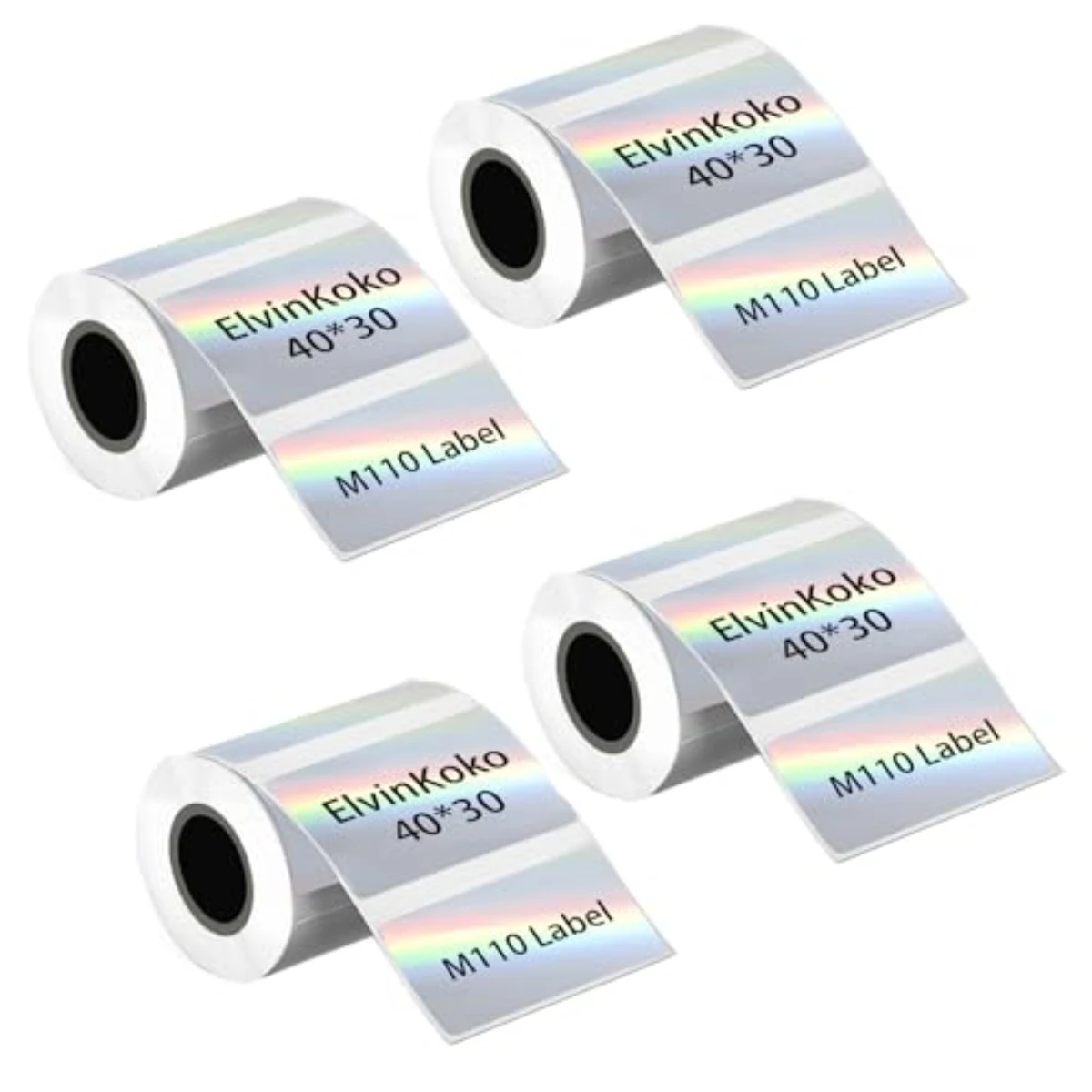 

Термоэтикетки M110 для этикеток M221/M220/M120/M200, бумага для этикеток 1,57 x 1,18 дюйма (40 x 30 мм), 230 этикеток/рулон, водонепроницаемая наклейка P50, серебро