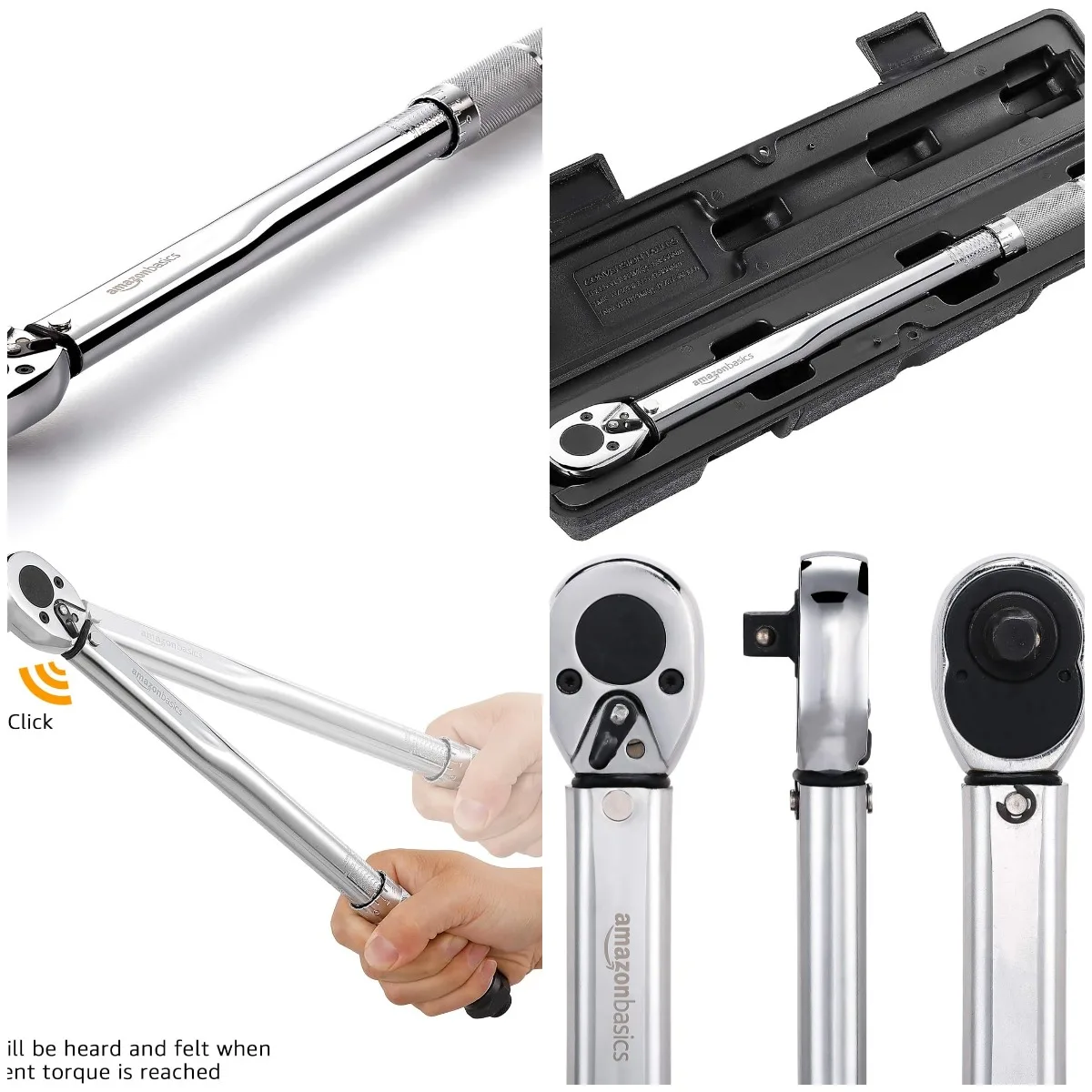 

Basics 3/8-inch Drive Click Torque Wrench - 15-80 ft.-lb, 20.4-108.5 Nm