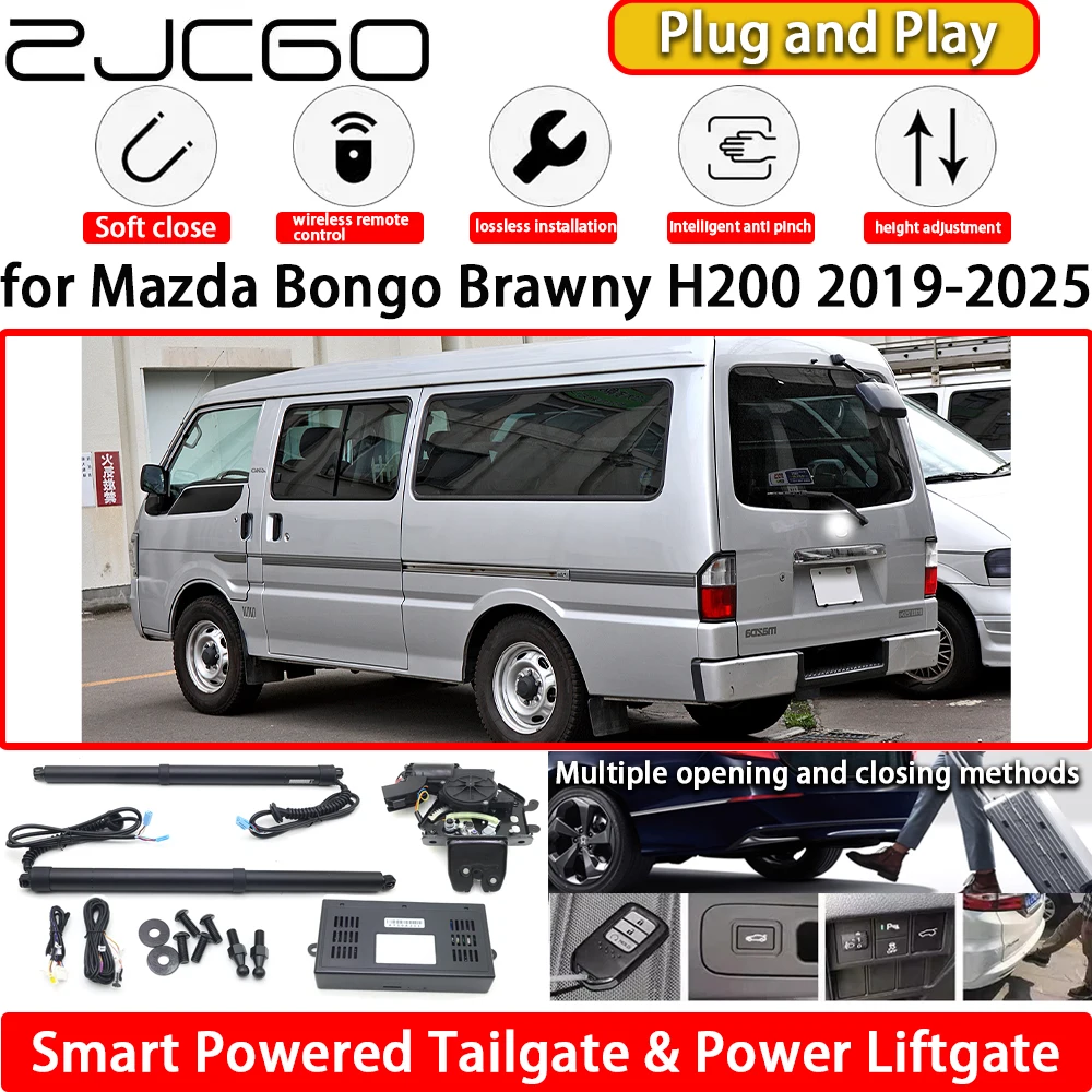 

ZJCGO for Mazda Bongo Brawny H200 2019-2025 OEM Automatic Electric Powered Tailgate Power Liftgate Tail Gate Lift Kit System