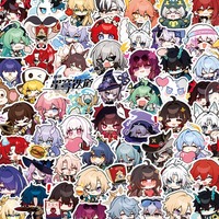 100Pcs Game Honkai: Star Rail Waterproof Stickers Collapse Star Dome Cute Decals Phone Case Laptop Notebook DIY Fans Collection