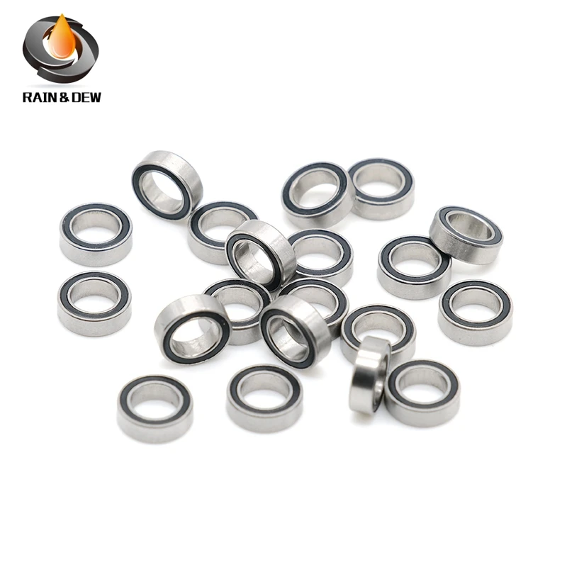 10 Pcs  SMR85 2RS  5x8x2.5mm Stainless Steel Bearing SMR85-2RS ABEC-7 Anti-rust Bearing MR85  Miniature Ball Bearing