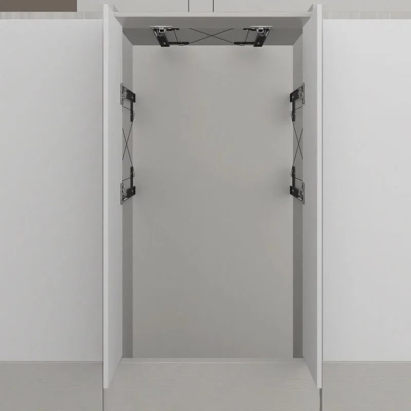 Pocket Door Slide Hardware Kit Hinge Hidden Swing Plug-in Full Extension Ball Bearing Invisible Cabinet Door Slide Track System