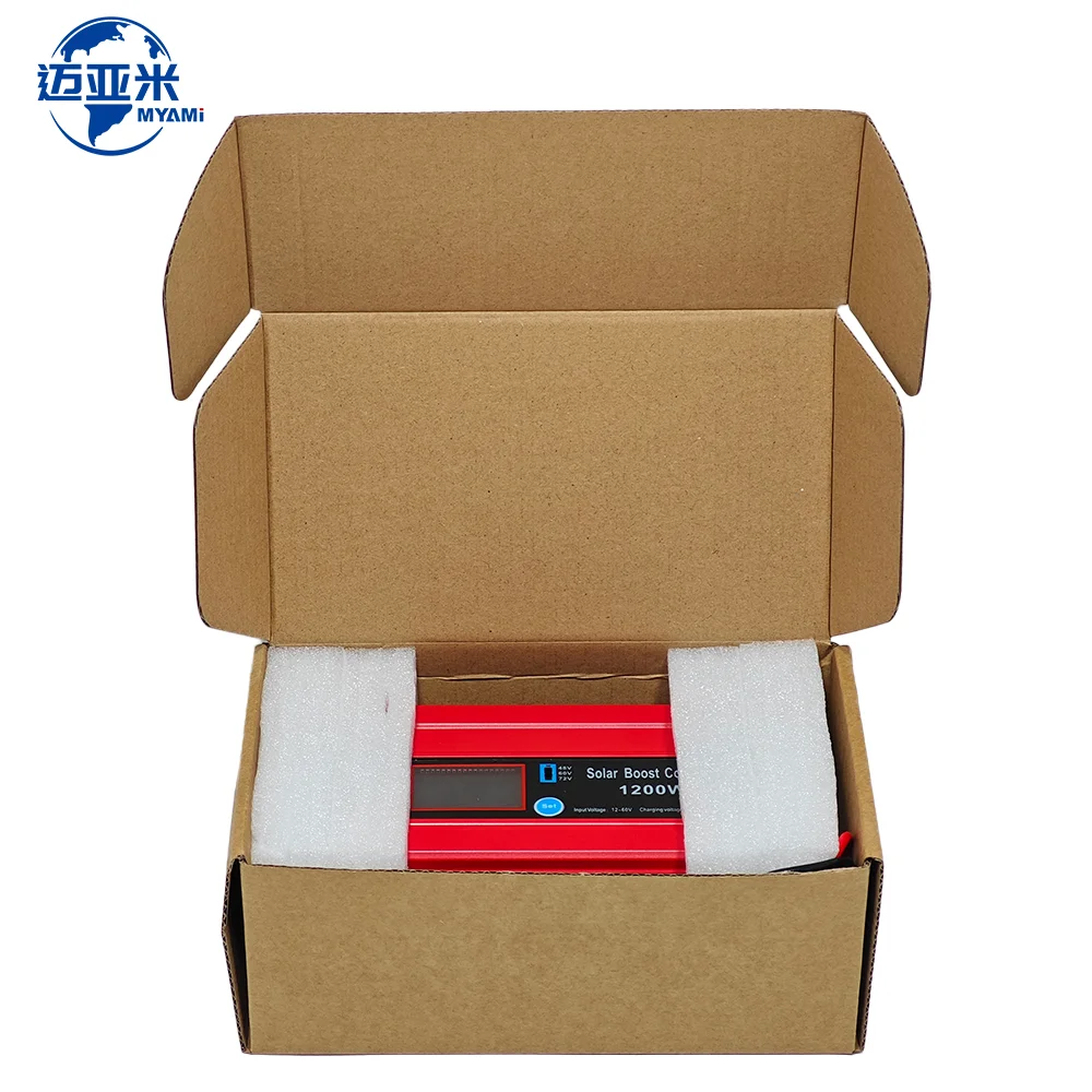 마이아미 MPPT 태양광 부스트 충전 컨트롤러 1200W 조절 가능 48V 60V 72V 최대 30A PV 전류 입력 DC 부스터 리튬인산철 배터리 썸네일 6