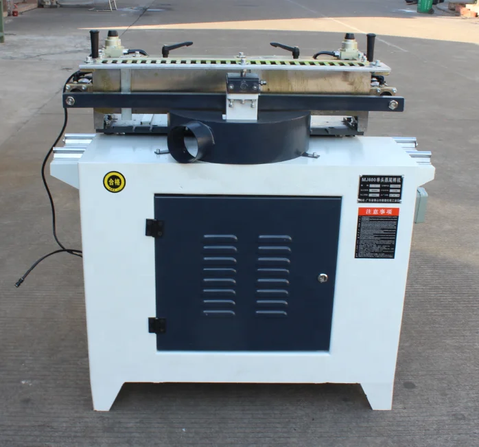 600mm Industrial Manual Woodworking Wood Dovetail Jig Tenoner Tool Joints Drawer Shaper Milling Making Tenoning Cutting Machine