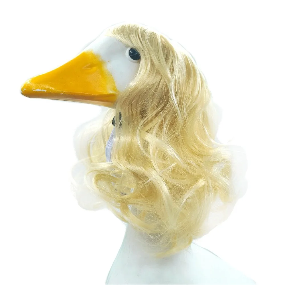 Creative Braid วิกผมสัตว์เลี้ยง Wigs Porch Goose ชุดการถ่ายภาพ Gooses Hairpiece Gooses Headwears Goosey ตกแต่ง