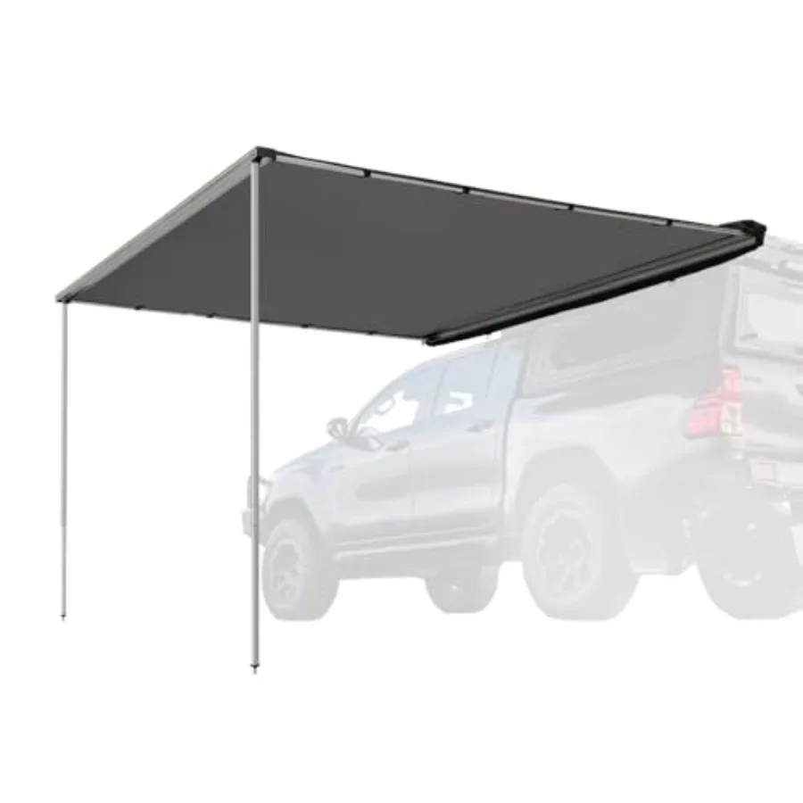 

SanHima Vehicle Awning 6.6ft x 8.2ft Roof Rack Pull Out Side Awning 54ft Sun Shade UPF50+ Weatherproof for Camping Car SUV Truc