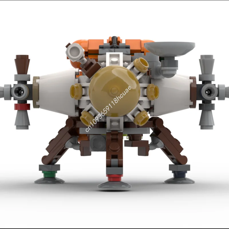 

172pcs MOC Outer Wilds 5th anniversary ship Building Blocks Hands-on ability up Model collector Solve the problem up