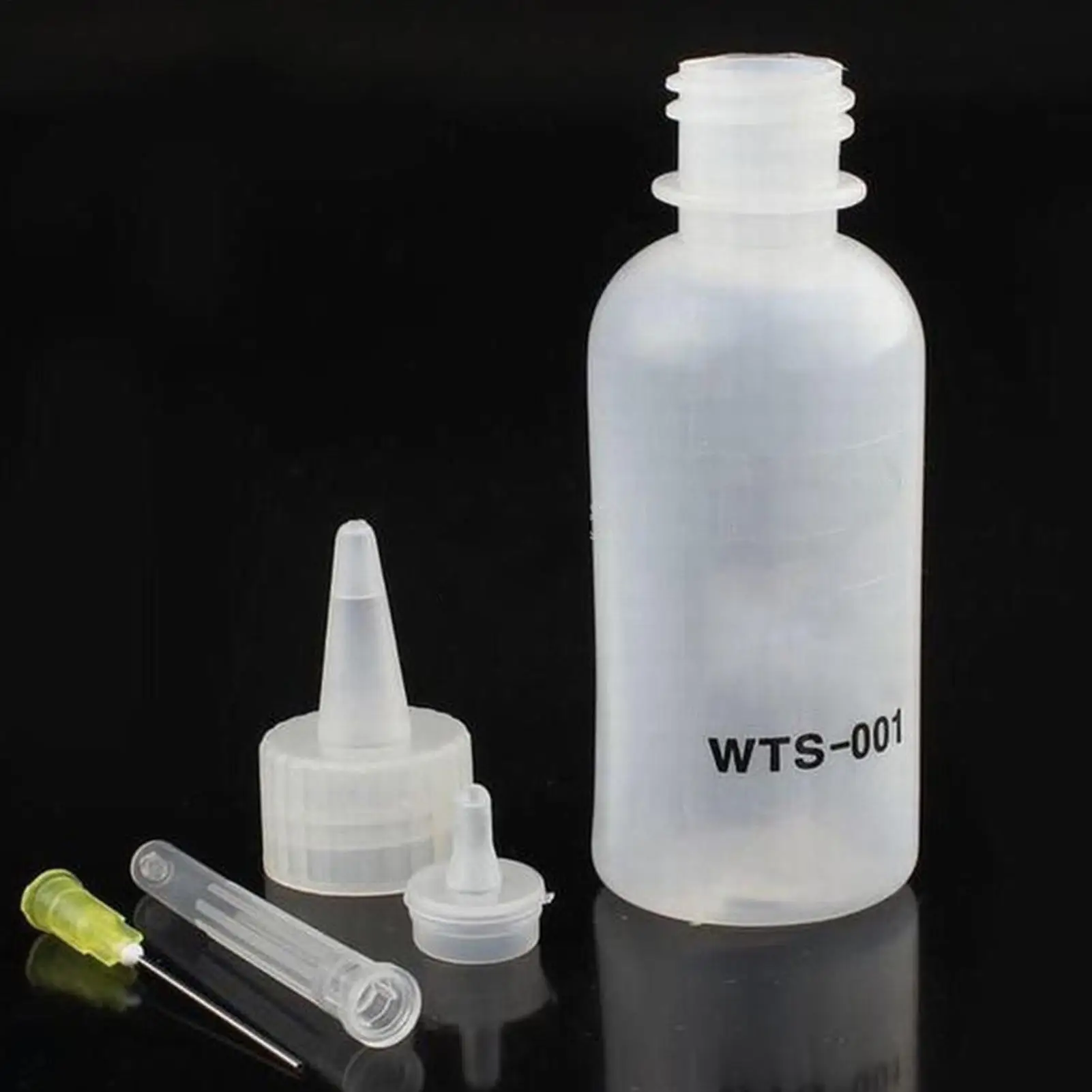 50ml Needle Tip Applicator Bottle Empty Alcohol Squeeze Bottle With Needle Portable Leakproof Liquid Dropper Bottles