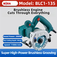 BODA Brushless Cutter 2800W,Auto-Adjust 40mm Cutting Depth,Dust-Free Wet Operation with Safety Sensor for Metal,Wood,Stone Tile